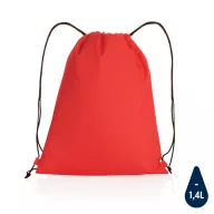   Saculet cu snur, Everestus, 21OCT0261, 36 x 0.1 x 44 cm, Poliester, Rosu