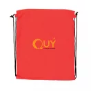 Saculet cu snur, Everestus, 21OCT0261, 36 x 0.1 x 44 cm, Poliester, Rosu