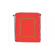   Saculet cu snur, Everestus, 21OCT0261, 36 x 0.1 x 44 cm, Poliester, Rosu