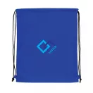 Saculet cu snur, Everestus, 21OCT0258, 36 x 0.1 x 44 cm, Poliester, Albastru