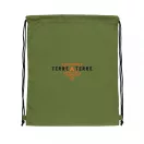 Saculet cu snur, Everestus, 21OCT0259, 36 x 0.1 x 44 cm, Poliester, Verde
