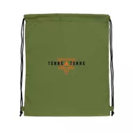   Saculet cu snur, Everestus, 21OCT0259, 36 x 0.1 x 44 cm, Poliester, Verde