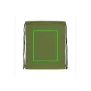 Saculet cu snur, Everestus, 21OCT0259, 36 x 0.1 x 44 cm, Poliester, Verde