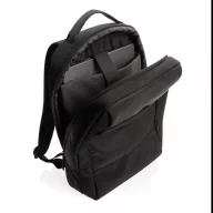   Rucsac laptop, Swiss Peak, 18SEP2289, 15.6 inch, 30x14.5x43.5 cm, Rpet, Poliuretan, Negru