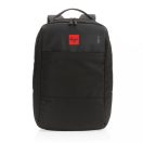 Rucsac laptop, Swiss Peak, 18SEP2289, 15.6 inch, 30x14.5x43.5 cm, Rpet, Poliuretan, Negru