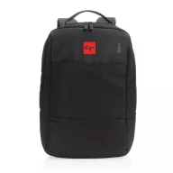   Rucsac laptop, Swiss Peak, 18SEP2289, 15.6 inch, 30x14.5x43.5 cm, Rpet, Poliuretan, Negru