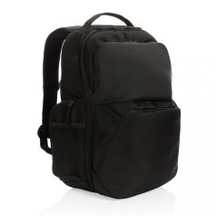   Rucsac laptop, Swiss Peak, 18SEP2288, 15.6 inch, 30x18x43 cm, Rpet, Poliuretan, Negru