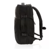   Rucsac laptop, Swiss Peak, 18SEP2291, 15.6 inch, 32x18x48 cm, Rpet, Poliuretan, Negru