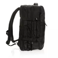   Rucsac laptop, Swiss Peak, 18SEP2291, 15.6 inch, 32x18x48 cm, Rpet, Poliuretan, Negru