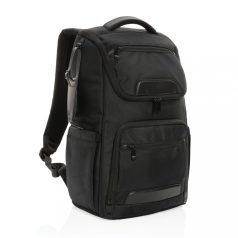   Rucsac laptop, Swiss Peak, 22FEB0414, 29x14x47 cm, 15.6 inch, Poliester, Negru