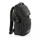 Rucsac laptop, Swiss Peak, 22FEB0414, 29x14x47 cm, 15.6 inch, Poliester, Negru
