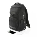 Rucsac laptop, Swiss Peak, 22FEB0414, 29x14x47 cm, 15.6 inch, Poliester, Negru