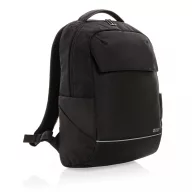   Rucsac laptop 15.6 inch, 2401E16399, Swiss Peak, 30x21x45 cm, rPET, Negru