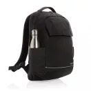Rucsac laptop 15.6 inch, 2401E16399, Swiss Peak, 30x21x45 cm, rPET, Negru