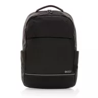   Rucsac laptop 15.6 inch, 2401E16399, Swiss Peak, 30x21x45 cm, rPET, Negru