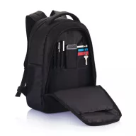   Rucsac laptop, Everestus, 42FEB230026, 15.6 inch, 17.5x31.5x47 cm, Poliester, Poliuretan, Negru