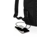 Rucsac laptop, Swiss Peak, 42FEB230040, 15.6 inch, 13.5x30x45 cm, Poliester, Negru