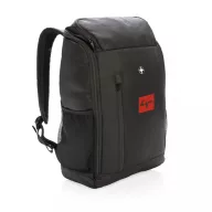  Rucsac laptop, Swiss Peak, 42FEB230038, 15 inch, 31x13x43 cm, Poliester, Negru