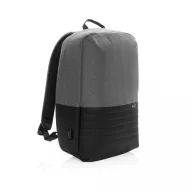   Rucsac laptop, Swiss Peak, 42FEB230045, 15 inch, 29x10x40.5 cm, Poliester, Poliuretan, Gri