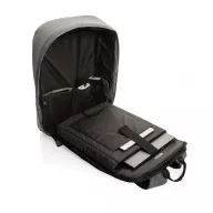   Rucsac laptop, Swiss Peak, 42FEB230045, 15 inch, 29x10x40.5 cm, Poliester, Poliuretan, Gri