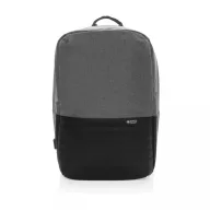   Rucsac laptop, Swiss Peak, 42FEB230045, 15 inch, 29x10x40.5 cm, Poliester, Poliuretan, Gri