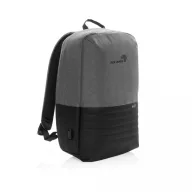   Rucsac laptop, Swiss Peak, 42FEB230045, 15 inch, 29x10x40.5 cm, Poliester, Poliuretan, Gri