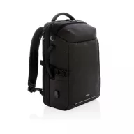  Rucsac laptop, Swiss Peak, 42FEB230046, 17 inch, 28x17x41 cm, Poliester, Negru