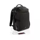 Rucsac laptop, Swiss Peak, 42FEB230046, 17 inch, 28x17x41 cm, Poliester, Negru