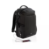   Rucsac laptop, Swiss Peak, 42FEB230046, 17 inch, 28x17x41 cm, Poliester, Negru