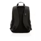 Rucsac laptop, XD, 42FEB230027, 15.6 inch, 33x11.5x44 cm, Poliester, Negru