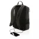 Rucsac laptop, XD, 42FEB230027, 15.6 inch, 33x11.5x44 cm, Poliester, Negru