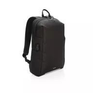  Rucsac laptop, Swiss Peak, 42FEB230043, 15.6 inch, 27.5x11x41 cm, Poliester, Negru