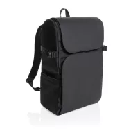   Rucsac sport casual, 2401E16310, XD, 29.5x16x50 cm, rPET, Poliuretan, Negru