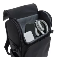  Rucsac sport casual, 2401E16310, XD, 29.5x16x50 cm, rPET, Poliuretan, Negru