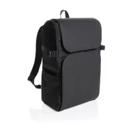   Rucsac sport casual, 2401E16310, XD, 29.5x16x50 cm, rPET, Poliuretan, Negru