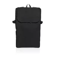   Rucsac sport casual, 2401E16310, XD, 29.5x16x50 cm, rPET, Poliuretan, Negru