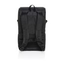 Rucsac sport casual, 2401E16310, XD, 29.5x16x50 cm, rPET, Poliuretan, Negru