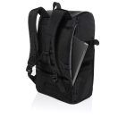 Rucsac sport casual, 2401E16310, XD, 29.5x16x50 cm, rPET, Poliuretan, Negru