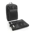 Rucsac laptop, Swiss Peak, 2610E17528, 15.6 inch, 30x13x43 cm, rPET, Negru