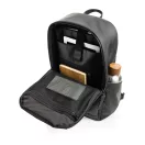 Rucsac laptop, Swiss Peak, 2610E17528, 15.6 inch, 30x13x43 cm, rPET, Negru