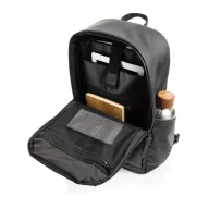  Rucsac laptop, Swiss Peak, 2610E17528, 15.6 inch, 30x13x43 cm, rPET, Negru