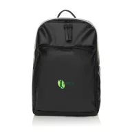   Rucsac laptop, Swiss Peak, 2610E17528, 15.6 inch, 30x13x43 cm, rPET, Negru