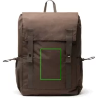   Rucsac sport casual, XD, 2610E19182, 29x15.5x53 cm, Nylon, rPET, Maro