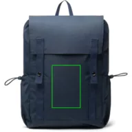   Rucsac sport casual, XD, 2610E19183, 29x15.5x53 cm, Nylon, rPET, Albastru Navy