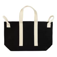 Geanta plaja, XD, 2610E18869, 15x40x35 cm, Panza, Negru