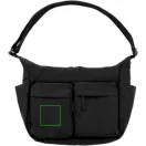 Geanta de umar, XD, 2610E17389, 31.5x10.5x26 cm, Nylon, rPET, Negru