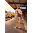 Geanta de umar, XD, 2610E17390, 31.5x10.5x26 cm, Nylon, rPET, Rosu Burgundy