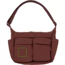 Geanta de umar, XD, 2610E17390, 31.5x10.5x26 cm, Nylon, rPET, Rosu Burgundy