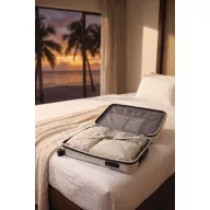   Set cuburi pentru impachetare, XD, 2610E18282, 39x9x20 cm, Nylon, Bej