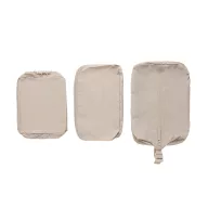   Set cuburi pentru impachetare, XD, 2610E18282, 39x9x20 cm, Nylon, Bej